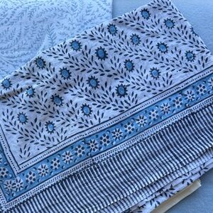 Julia Amory pareo - wrap skirt or scarf! Blue and White!